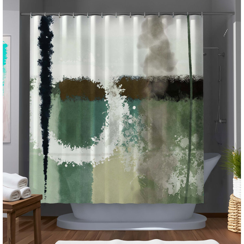Abstract Shower Curtain