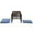 Outdoor Patio Metal Armchair With Cushions-119342292