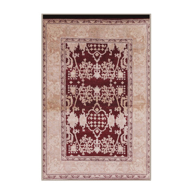 Tapis oriental rouge / beige Passerine