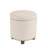 Mayen 19" Wide Round Storage Ottoman-426213556