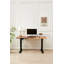 Bureau debout ajustable en noyer d'Amérique du Sud, bureau Live Edge-1087982056-1087982059