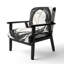 Fauteuil d'appoint rembourré «Giampaola - Gold Circle»-1485404634