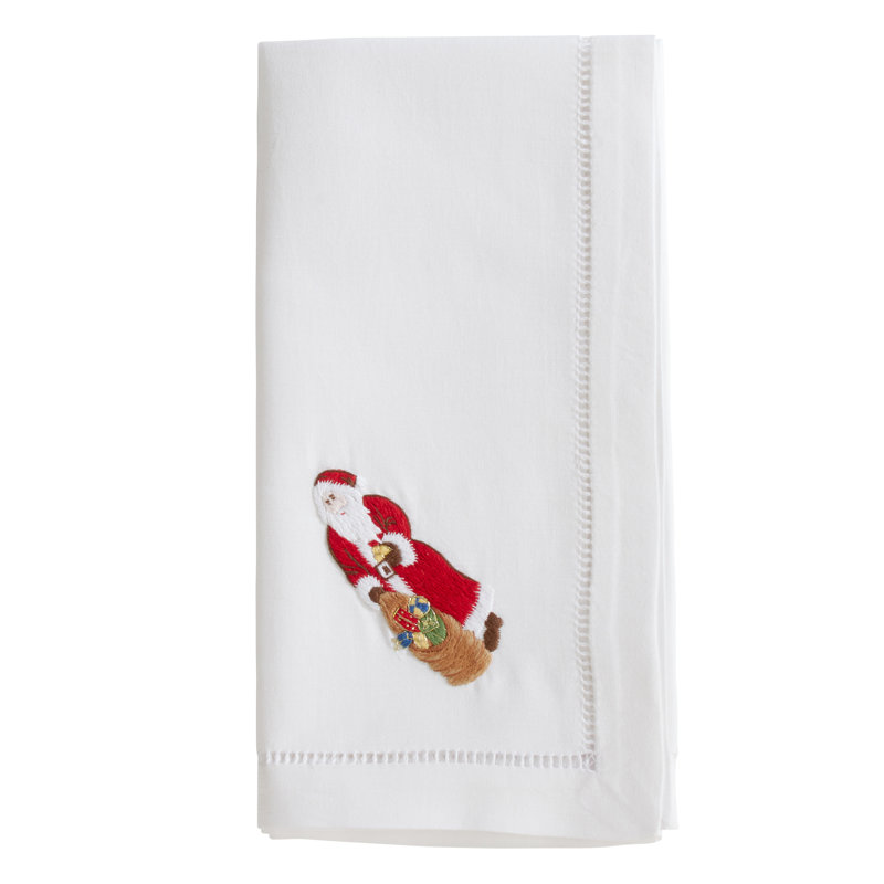 Saul Cotton Embroidered Square Napkin