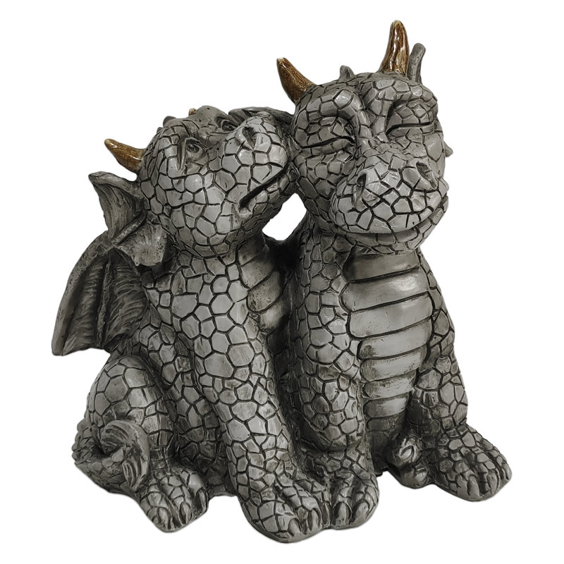 Statue Asher et Andia Dragons