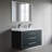 49 " W Free Standing Wall Mounted 1 Single Double Vanity Bathroom Vanity With Solid Surface Top-93549441-93549442
