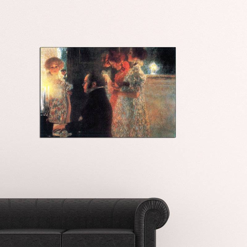 Gustav Klimt - Wrapped Canvas Painting, 60cm H x 90cm W x 1.8cm D