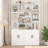 74.8'' H Storage Bookcase With 10 Open Shelves-797579568