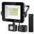 Burdena Matte Black Integrated LED Outdoor Bulkhead Light