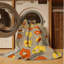  Tapis lavable et craquelins Goldfish-386821555