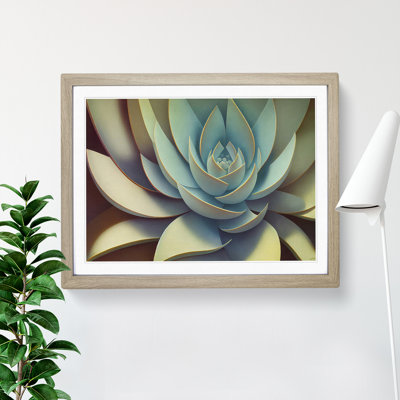 XH1022-6902X Phenomenal Succulent Plant - Single Picture Frame Print