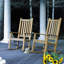 Charleston Teak Outdoor Rocker Chair-1909155993
