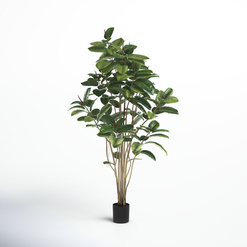 Solerno Faux Tree in Pot Liner, 60" H x 34" W x 34" D