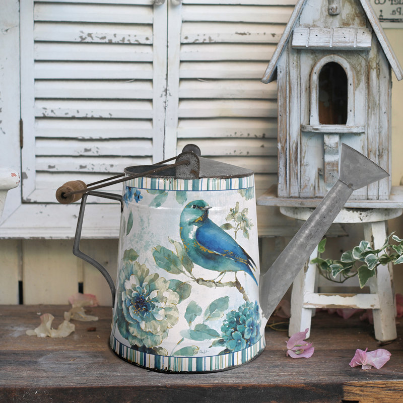 Kahnah Vintage Metal Watering Can Rustic Style Farmhouse Decor