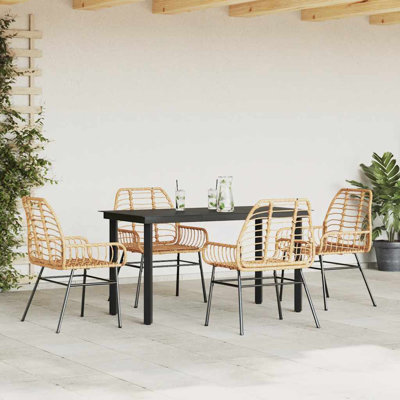 Patio Dining Set with Rectangular Table