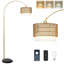 Lampe sur pied à arc avec télécommande-1277555049