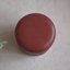 30cm Small Round Faux Leather Upholstered Ottoman-1061551658