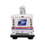 Ornement en verre soufflé pour arbre de Noël Old World Christmas, USPS Mail Truck