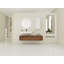 Meuble-lavabo mural 60 po avec lavabo en résine et armoire d'appoint 60 po, tiroir à fermeture en douceur, fixation à flotteur