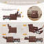 Faux Leather Accent Chair