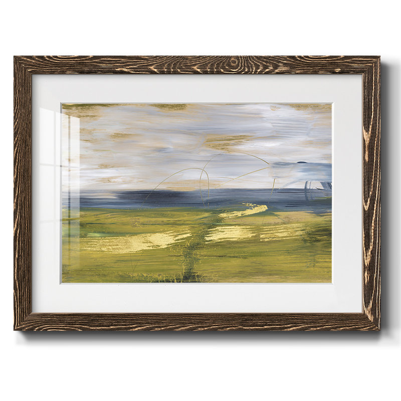 Ciel et terre II, Noyer, H 26 po x l 38 po x P 1,5 po