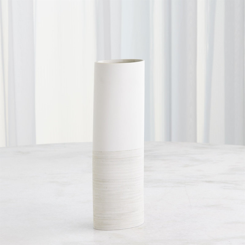 Vase Dash - Gris - Med, H 13 po x l 4,25 po x P 2,5 po