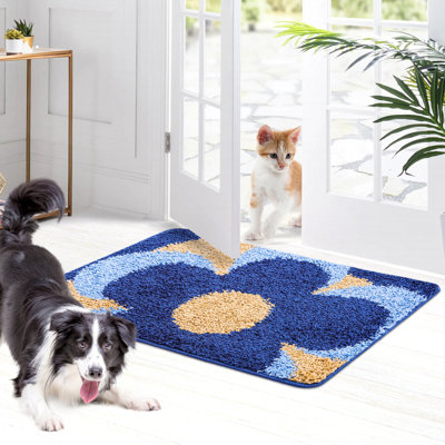 Tapis d'entrée lavable à la machine à l'intérieur pour porte d'entrée / cuisine / salle de bain / entrée / salle de lavage / chambre à coucher antidérapante Kunihiro