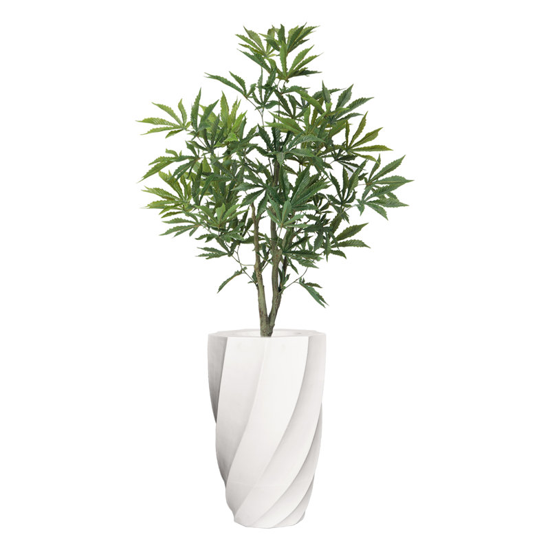 Arbre de bambou artificiel 50 po en pot