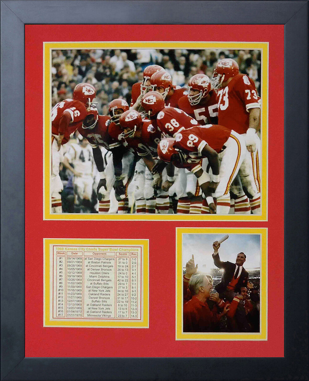 Legends Never Die NFL Framed On Paper Memorabilia