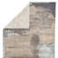 Tapis gris tissé à la machine LaBarbera-786960850