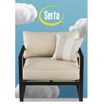 Chaise avec accoudoirs d'extérieur Serta Catalina