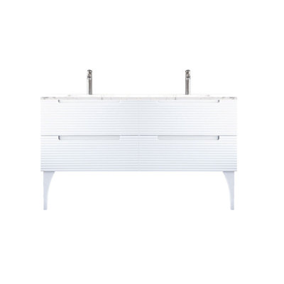 Ensemble de meuble-lavabo double 64 po Ariyannah