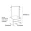  Hanging Rail with Extra Storage