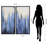 «Snowy Drip 1 and 2» par Martin Edwards - Ensemble de 2 peintures sur cadre flottant