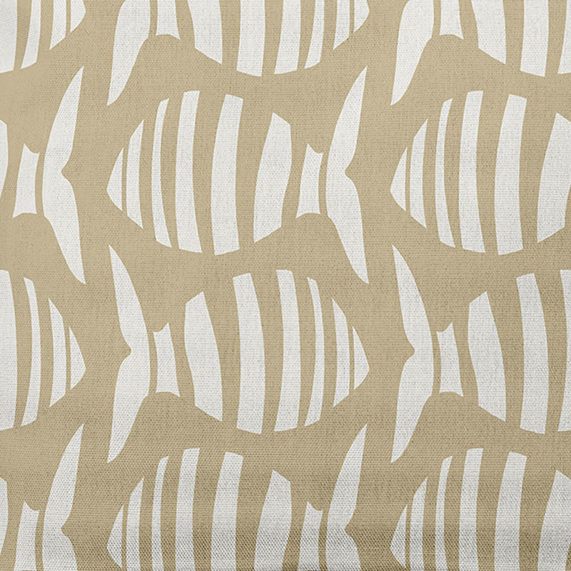 Coussin Sail Sail, Taupe, 26 po x 26 po