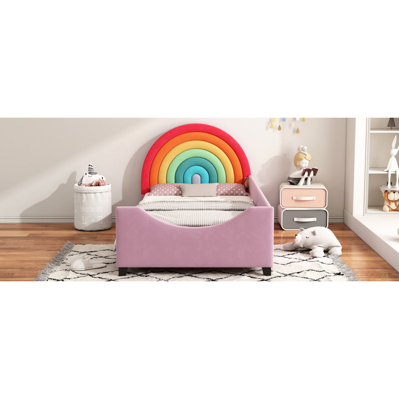 Lit de jour simple rembourré Rainbow