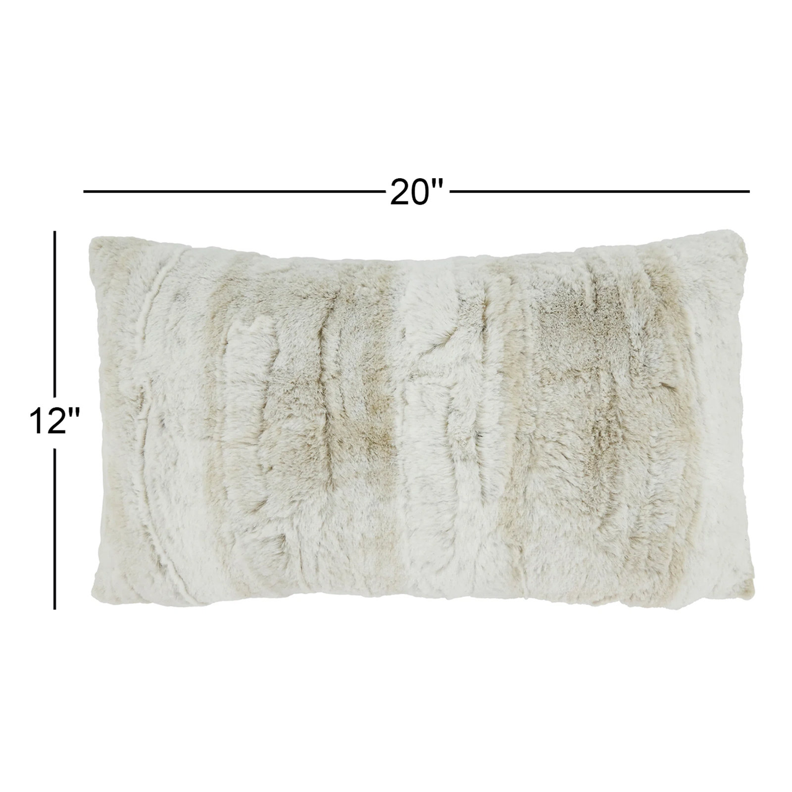 20" x 20" Pillow Cover and Insert, Rectangular, 12"H x 20"W