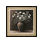 Tableau sur toile « Bouquet de fleurs blanches », style champêtre, 61 x 61 cm