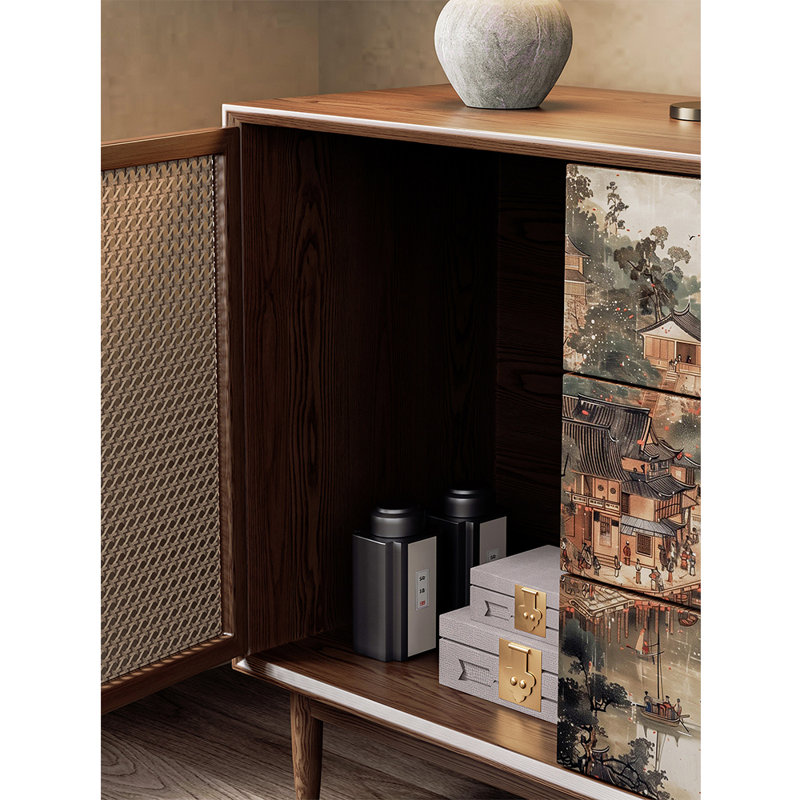 Nouveau buffet de style minimaliste chinois