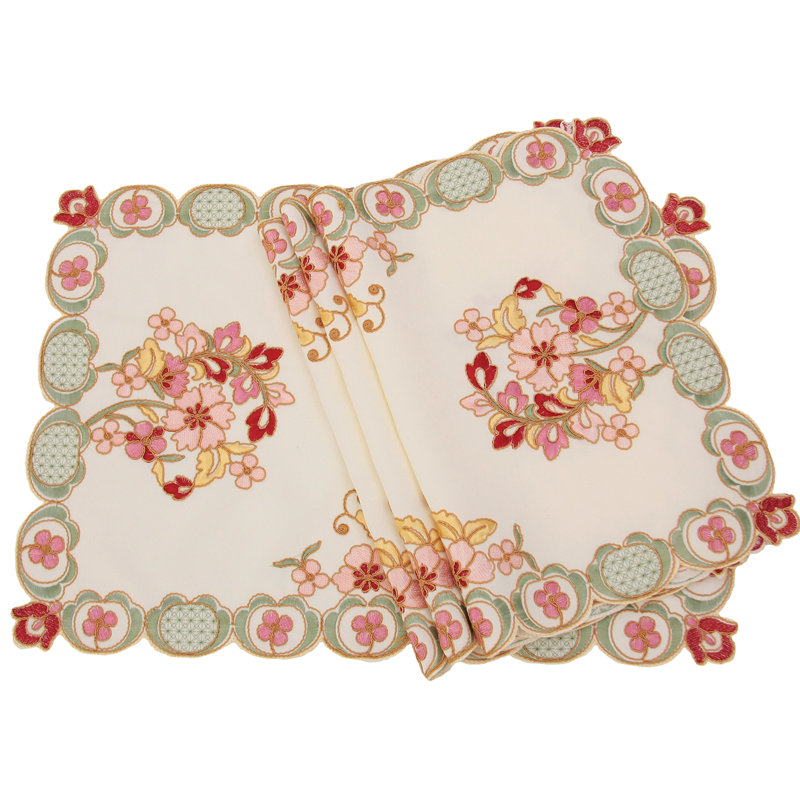 Weatherspoon Polyester Embroidered Rectangle Placemat
