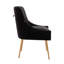 Chaise d'appoint en velours Magallanes-821885318