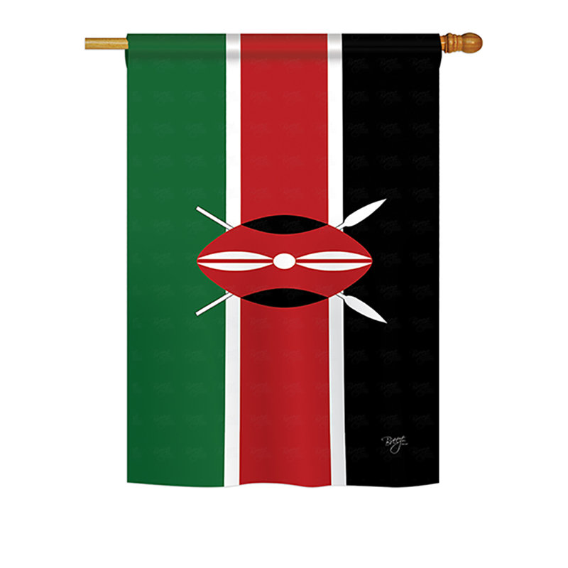 Double Sided 40'' H x 28'' W Polyester Garden Flag, 18.5" H x 13" W