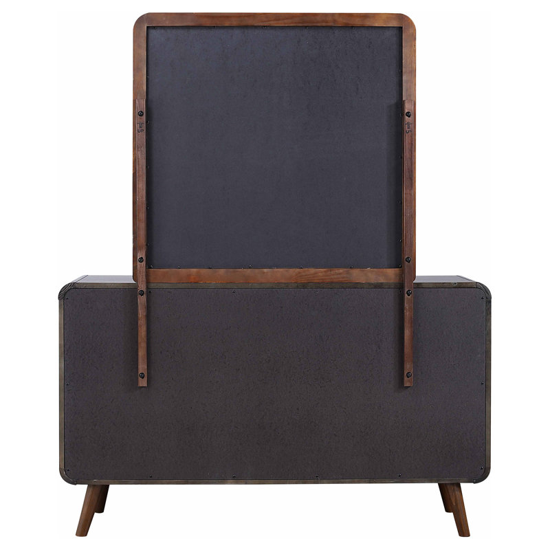 Commode 6 tiroirs avec miroir Kegan