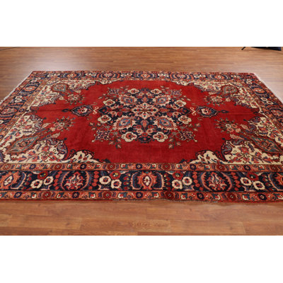 Tapis rouge rétro 7 x 11