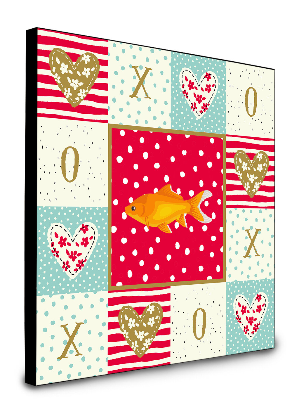 The Holiday Aisle® Rossana Goldfish Common Artwork Wall Panel | Wayfair