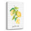 «Summer Lemons Sentiment I» par Courtney Prahl, art mural en verre acrylique-212008352