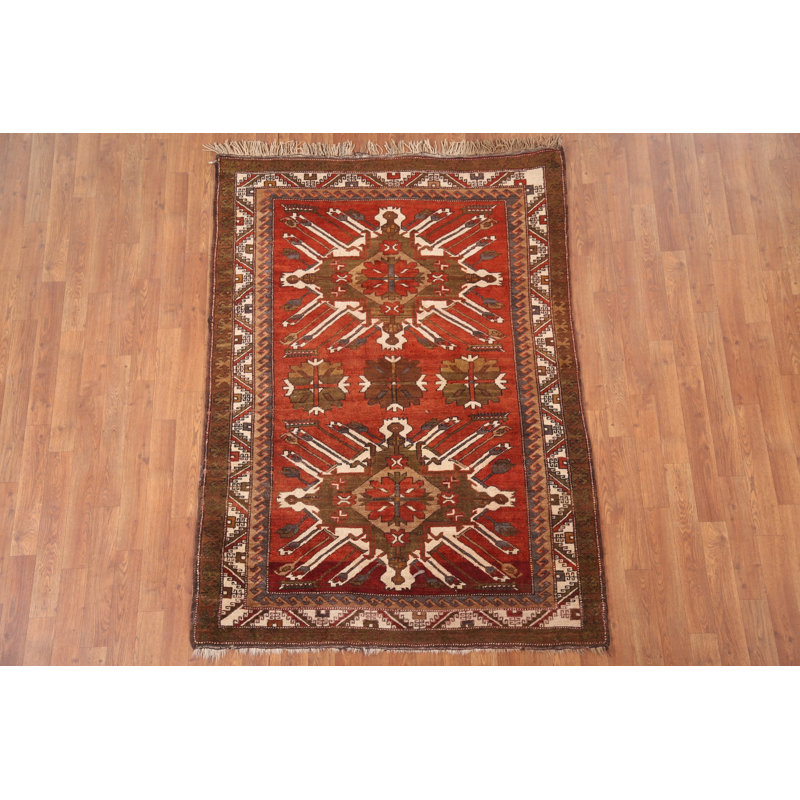 Tapis turc Anatolian à teinture végétale 4 x 6