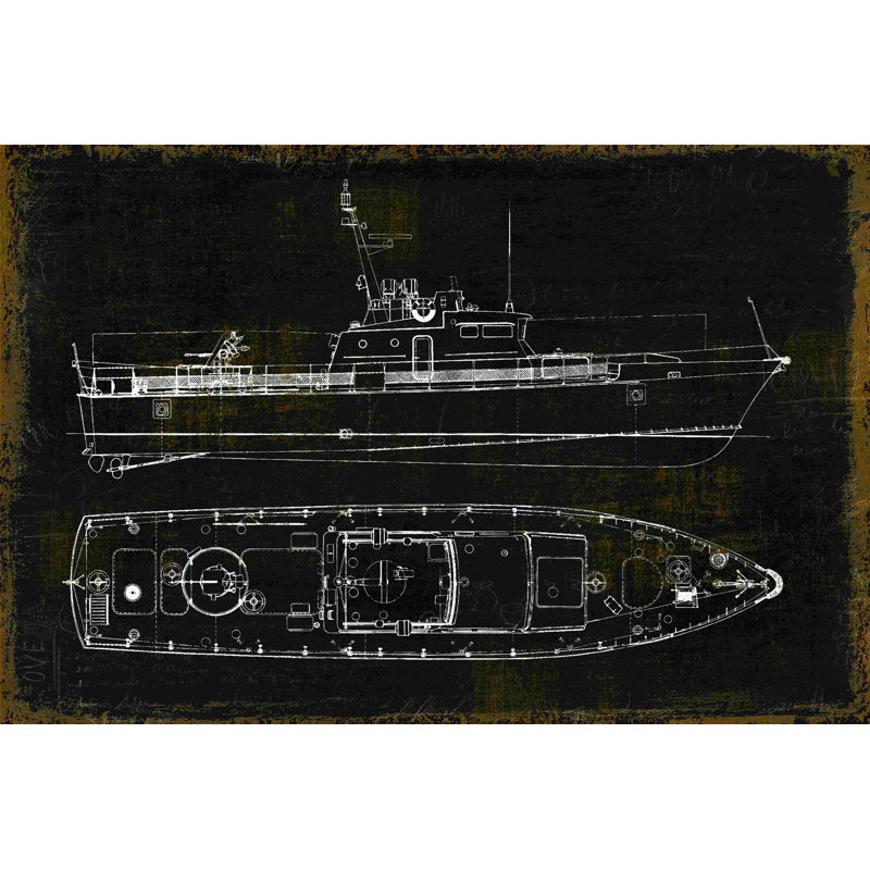 Vieux dessin 7, impression sur toile tendue, H 8 po x l 12 po