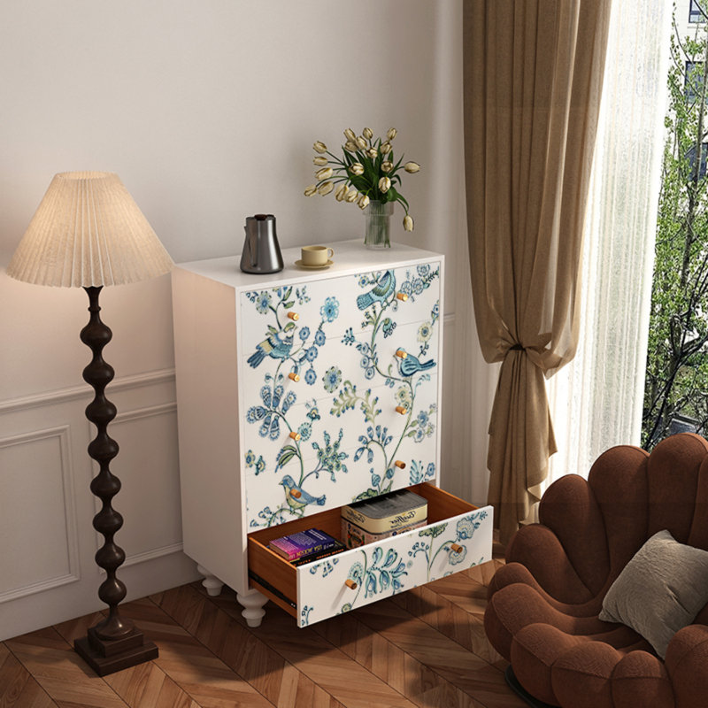 Commode décorative 5 tiroirs de style européen