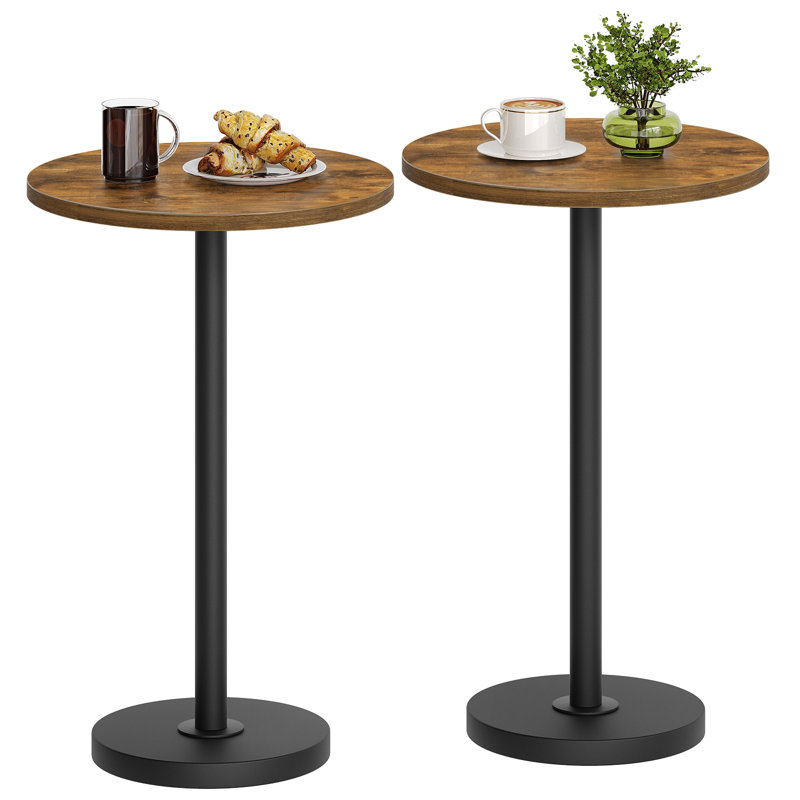 Petite table de bout 24,7 po, Brun rustique