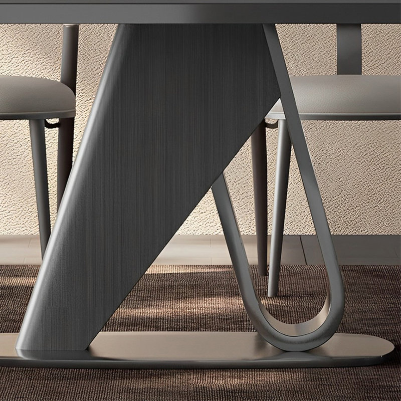 Ensemble de table et de chaises simple rectangulaire, H 29,52 po x L 55,11 po x l 31,49 po